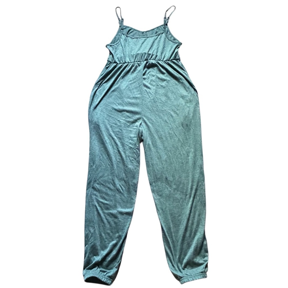 Shein | Olive Green Maternity Jumpsuit - Picture 5 of 9